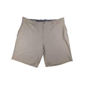 Ben Hogan Performance Men's Size 46 Golf Shorts Stretch Fabric Khaki Heather